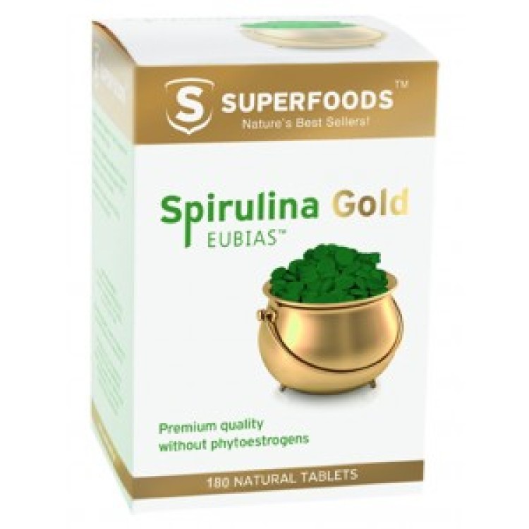 Superfoods Σπιρουλίνα Gold 180 ταμπλέτες