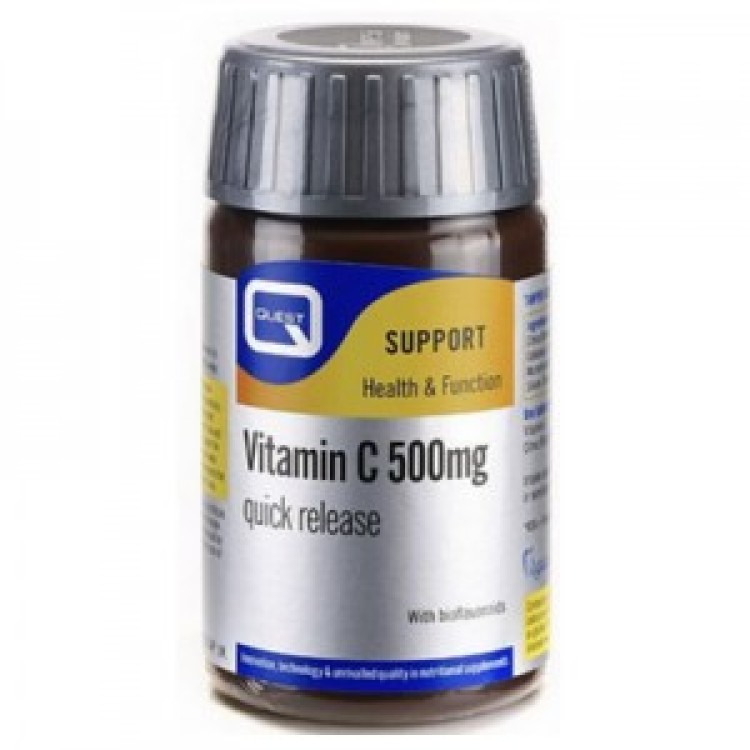Quest Naturapharma Vitamin C 500mg Quick Release 60 ταμπλέτες