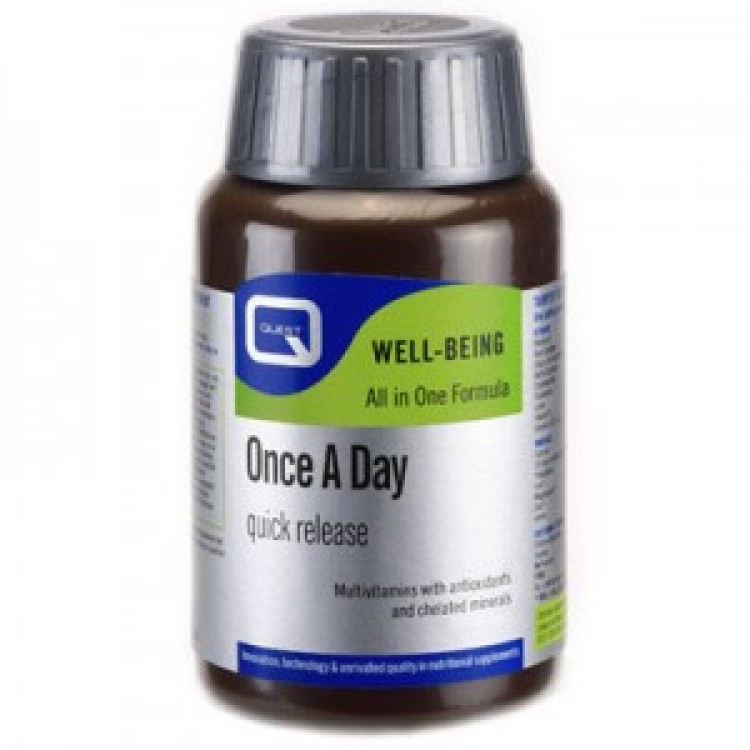 Quest Naturapharma Once A Day Quick Release 30 ταμπλέτες Βιταμίες,Πολυβιταμίνες