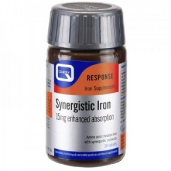 Quest Naturapharma Synergistic Iron 15mg 30 ταμπλέτες