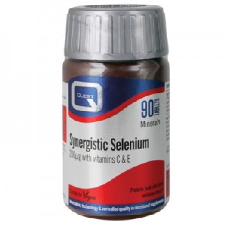 Quest Naturapharma Synergistic Selenium 200mg 30 ταμπλέτες
