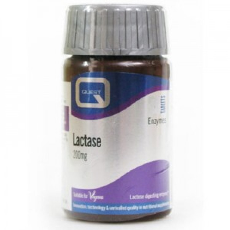 Quest Naturapharma Lactase 200mg 30 ταμπλέτες