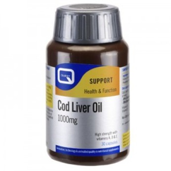 Quest Naturapharma Cod Liver Oil 1000mg 30 κάψουλες