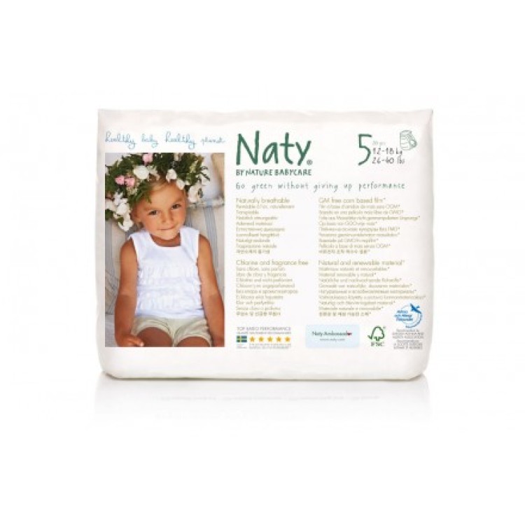 Naty Πάνες Βρακάκι Junior 12-18kg 20τμχ