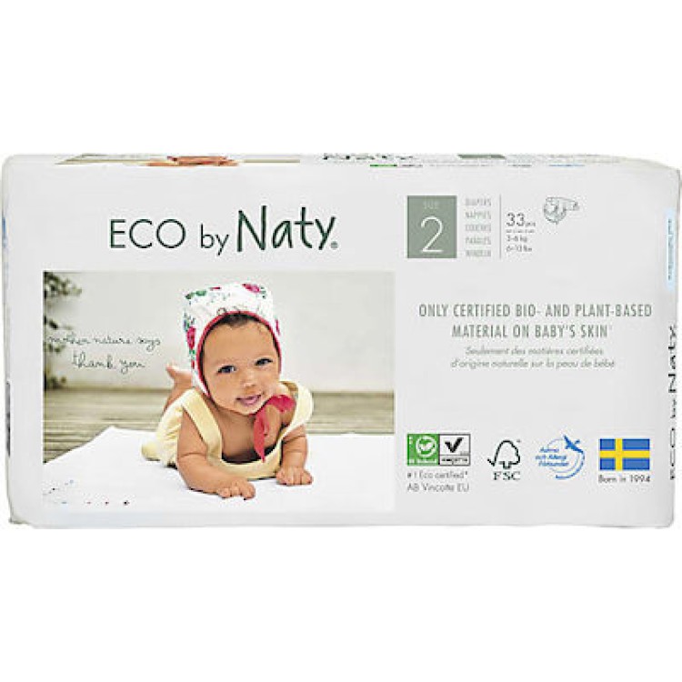 Νaty Mini Πάνες Νο2 (3-6kgr) 33τμχ Πάνες & Μωρομάντηλα