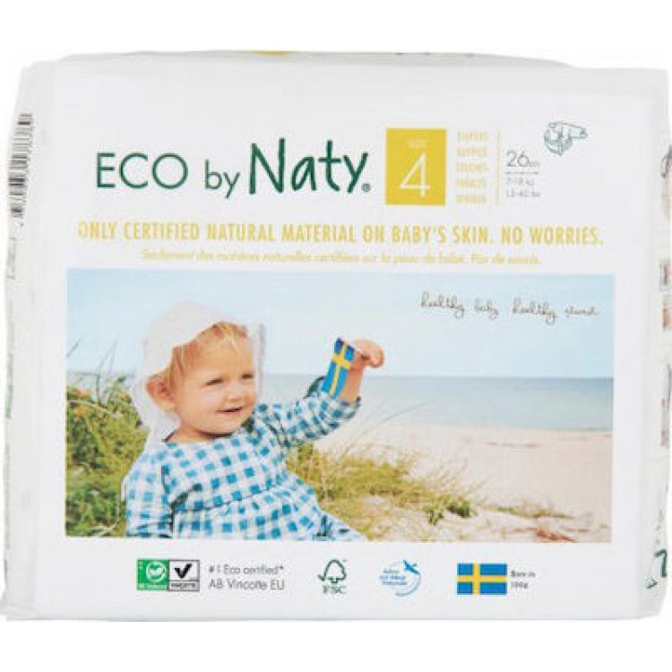 Naty Πάνες Maxi No4 (7-18kg) 26τμχ