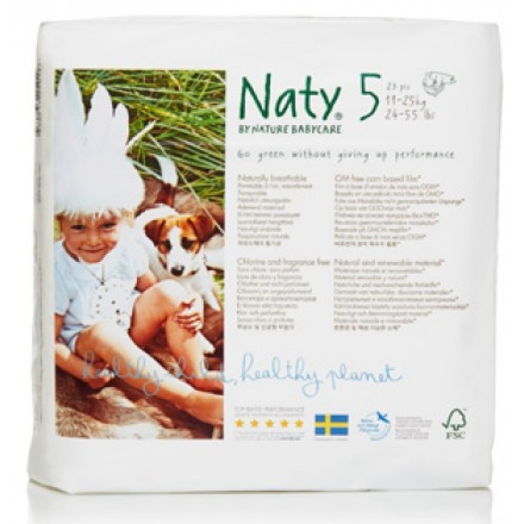 Naty Junior Πάνες Νο5 (11-25kg) 22τμχ