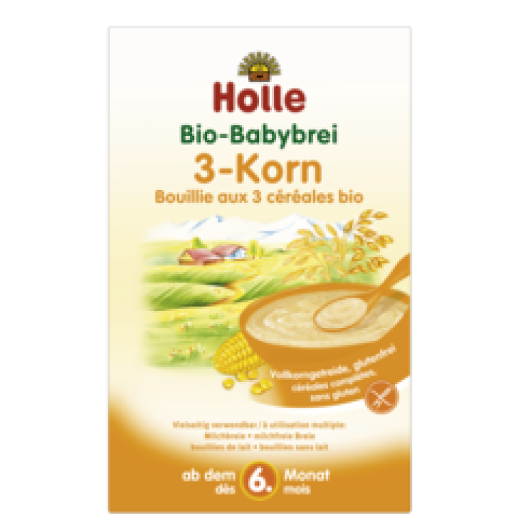 Βρεφική Κρέμα από Κεχρί, Καλαμπόκι & Ρύζι Holle 250gr