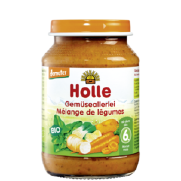 Κρέμα σε Βάζο Ανάμεικτα Λαχανικά Holle 190gr Παιδικές Τροφές/ Γάλα