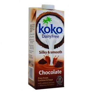 Koko Dairy Free Ρόφημα καρύδας με σοκολάτα και ασβέστιο 1lt