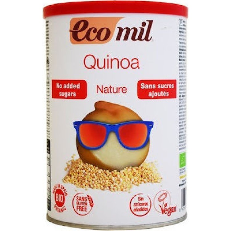 Ecomil Βιολογικό Ρόφημα Κινόα σε σκόνη 400gr Φυτικά Ροφήματα