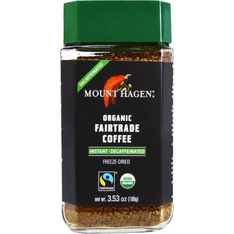 Mount Hagen Στιγμιαίος Organic Decaffeineted 100gr
