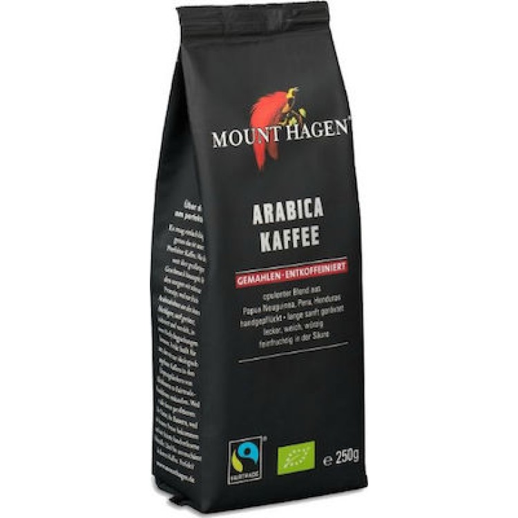 Mount Hagen Φίλτρου Arabica Decafeine Bio 250gr Καφές & Υποκατάστατα