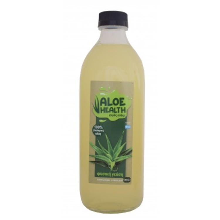 Όλα Bio Aloe Health Χυμός Αλόη Φυσική Γεύση 500ml Ελιξήρια- Αλόη