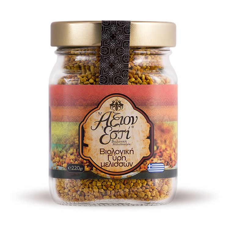 Άξιον Εστί Βιολογική Γύρη Μελισσών (νωπή) 220gr Μέλι & Μελισσοκομικά προϊόντα