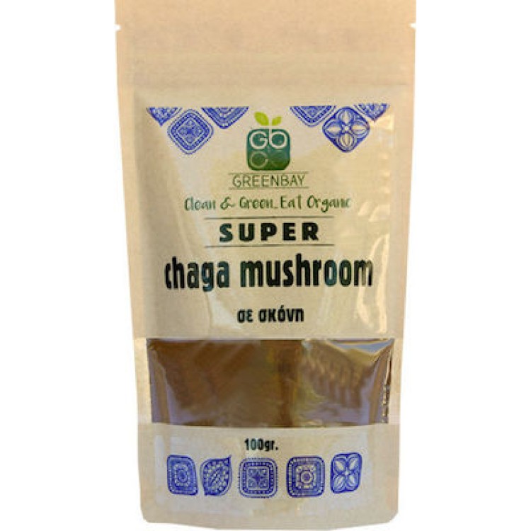 Green Bay Βιολογικό Μανιτάρι Chaga σε Σκόνη 100gr
