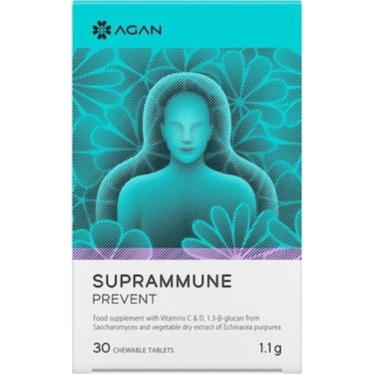 Agan Suprammune Prevent για την Αντιμετώπιση Κρυολογήματος 30 μασώμενα δισκία