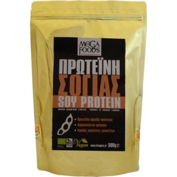 Mega Foods Soy Protein (Πρωτεΐνη σόγιας) 500gr