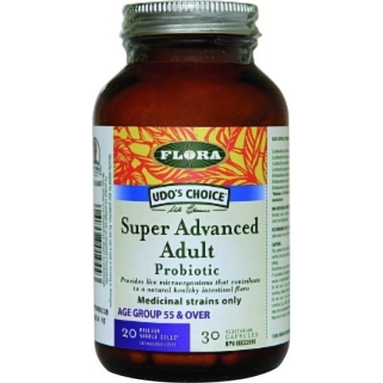 Flora Super Advanced Adult Probiotic 30 φυτικές κάψουλες