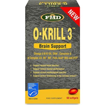 Flora FMD O-Krill 3 Brain Support 60 μαλακές κάψουλες