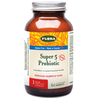 Flora Super 5 Probiotic 60 Lozenqes
