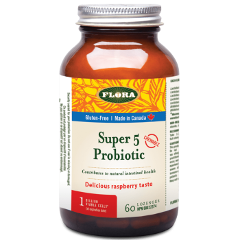 Flora Super 5 Probiotic 60 Lozenqes