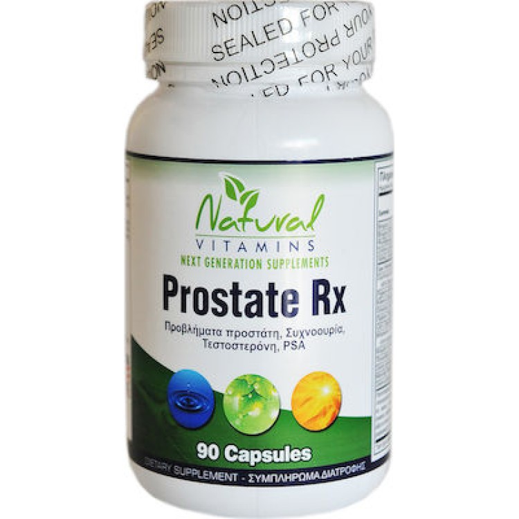 Natural Vitamins Prostate Rx 90 κάψουλες Ειδικά Συμπληρώματα
