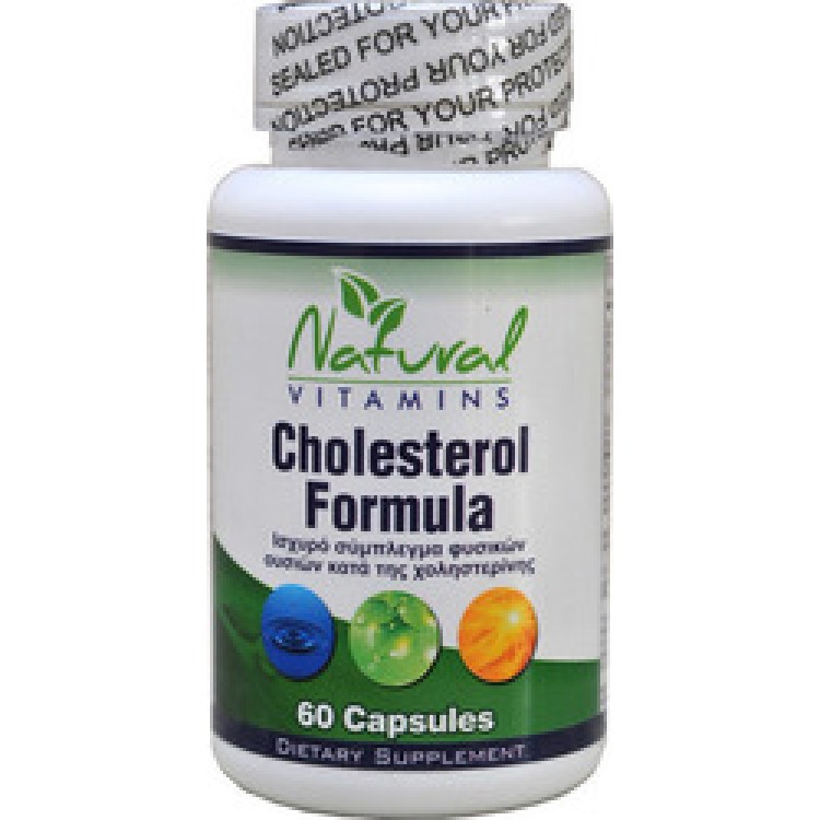 Natural Vitamins Cholesterol Formula 60 tabs Ειδικά Συμπληρώματα