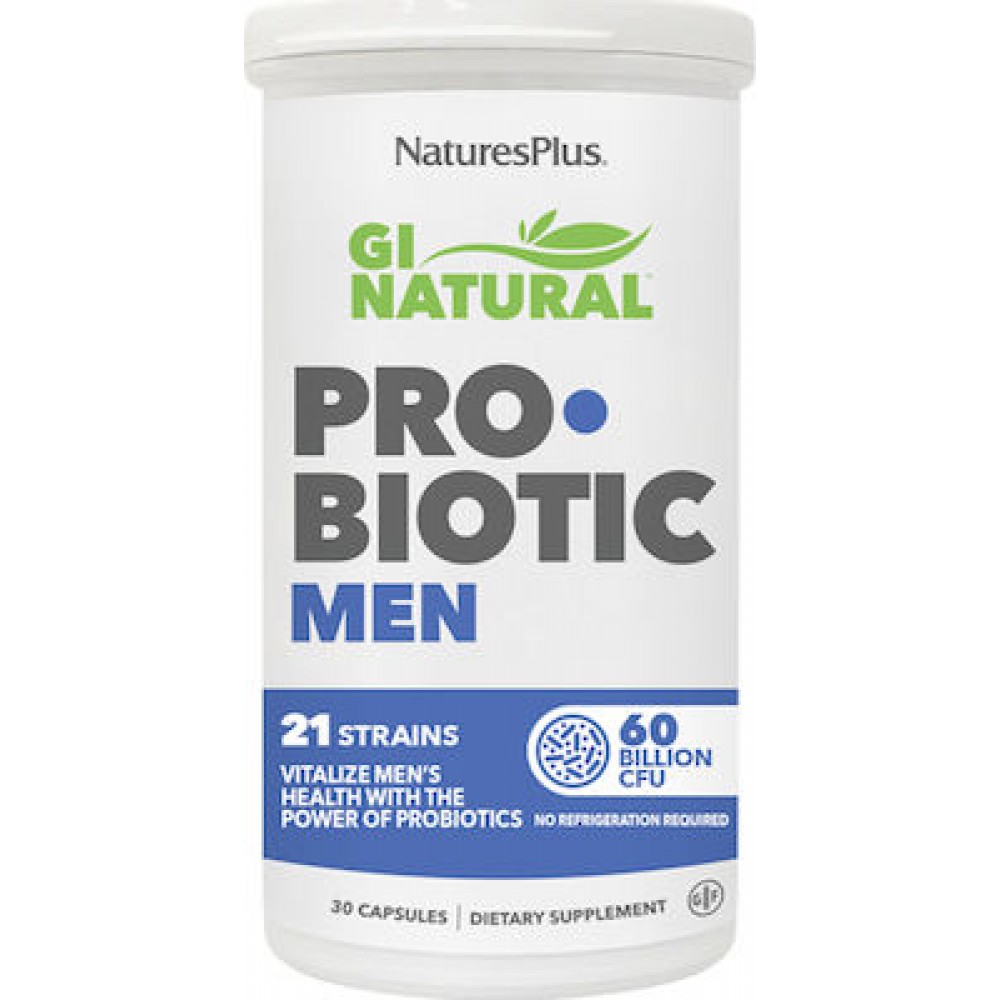 Nature's Plus GI Natural Probiotic Men 30 Κάψουλες