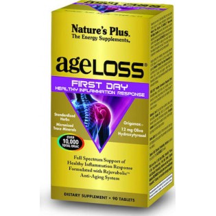 Nature's Plus AgeLoss First Day Healthy Inflammation Response 90 ταμπλέτες
