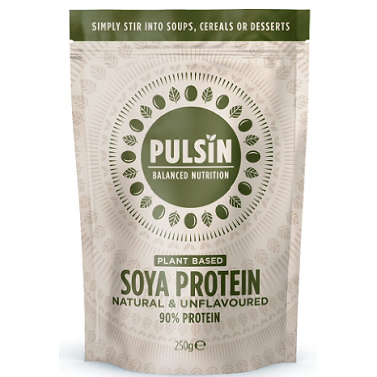 Pulsin Soya Protein (Πρωτεΐνη  Σόγιας) 250gr Πρωτείνες-Αμινοξέα