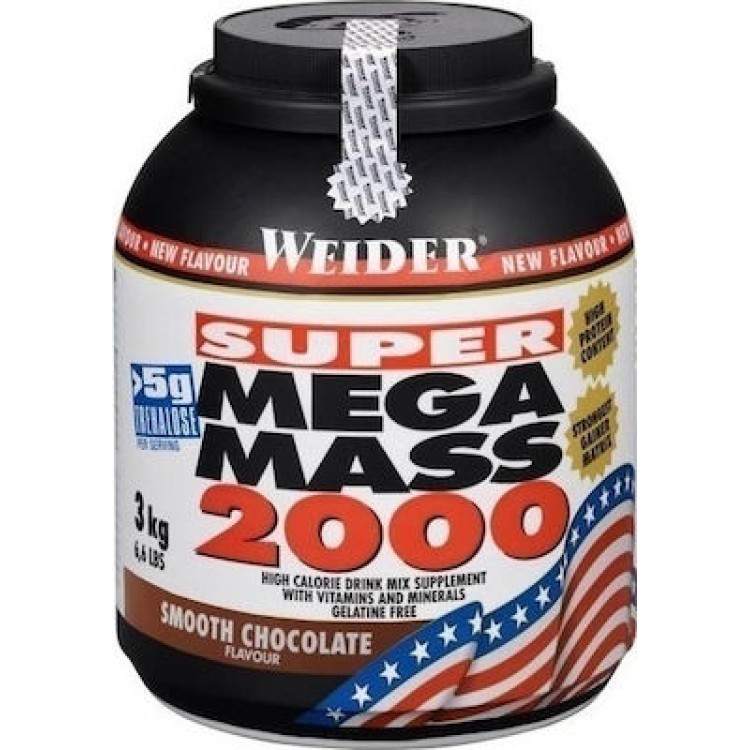 Weider Mega Mass 2000 3kg Chocolate