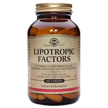 Solgar Lipotropic Factors 100 ταμπλέτες