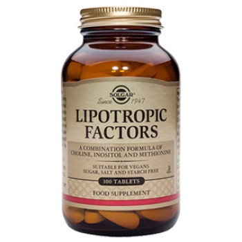 Solgar Lipotropic Factors 100 ταμπλέτες