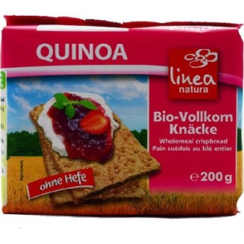 Linea Natura Βιολογικά Κράκερ Σίκαλης Με Κινόα Χωρίς Μαγιά 200gr
