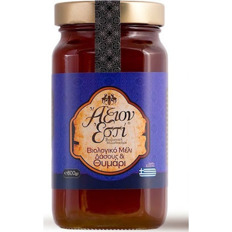 Άξιον Εστί Βιολογικό Μέλι Δάσους & Θυμάρι 950gr