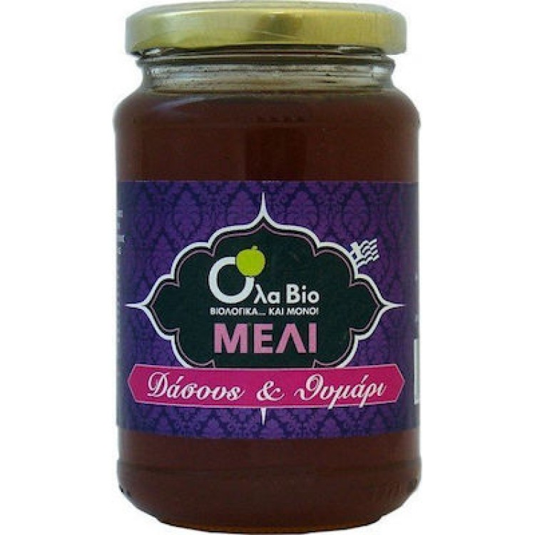 Όλα Bio Μέλι Βιολογικό Θυμαρίσιο Δάσους 450gr Μέλι & Μελισσοκομικά προϊόντα