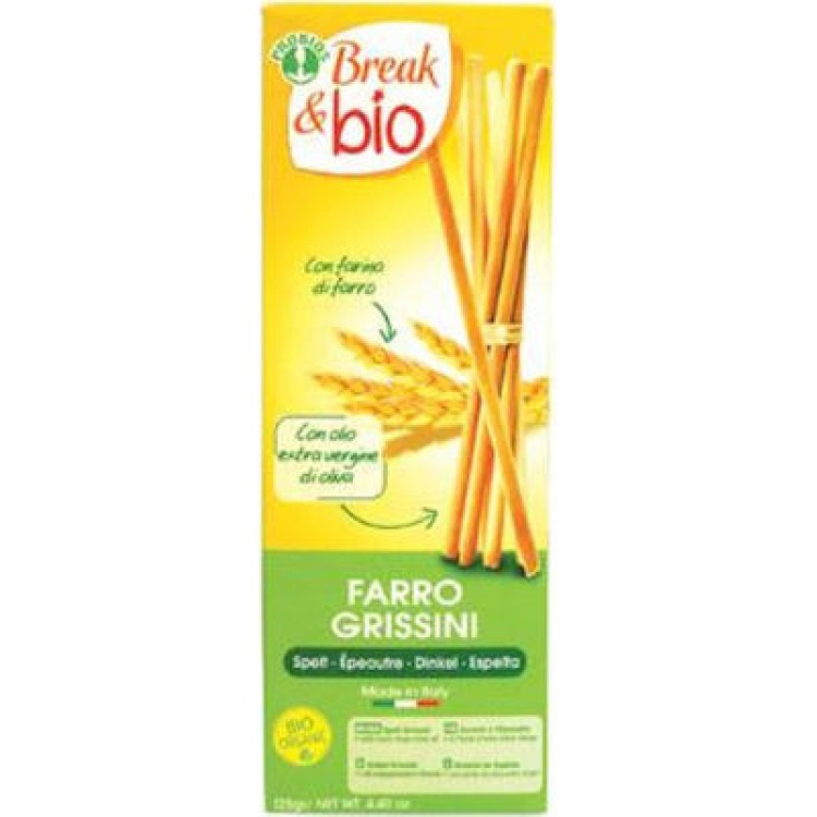 Probios Κριτσίνια Ντίνκελ 125gr Αρτοσκευάσματα