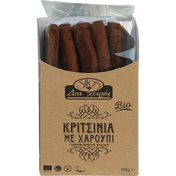 Σίτος Δια Χειρός Βιολογικά Κριτσίνια Δίκοκκου με Χαρούπι 140gr