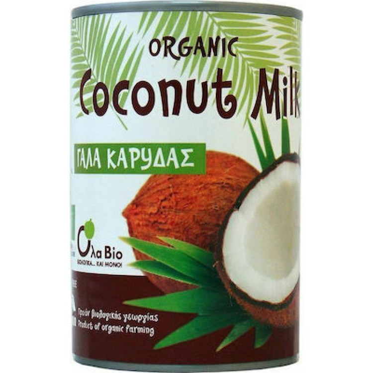 Όλα Bio Γάλα Καρύδας 400ml Φυτικά Ροφήματα