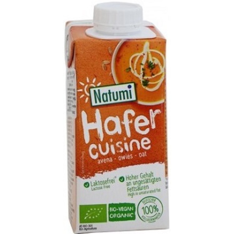 Natumi Κρέμα Μαγειρικής Βρώμης 200ml ΒΙΟ Φυτικά Ροφήματα