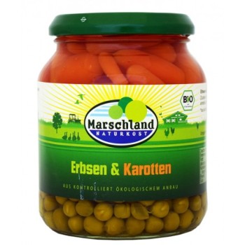 Marschland Naturkost Mix Αρακάς - Καρότα 370gr