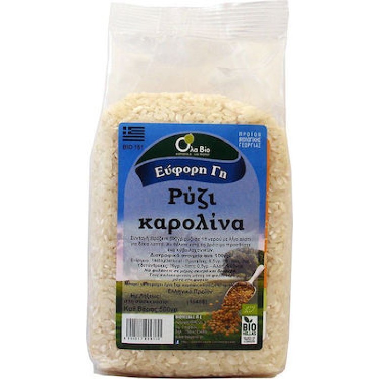 Όλα Bio Ρύζι Καρολίνα 500gr