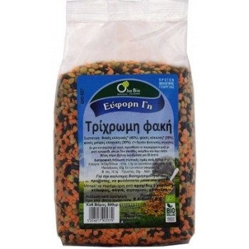 Όλα Bio Φακές Τρίχρωμες 500gr ΒΙΟ