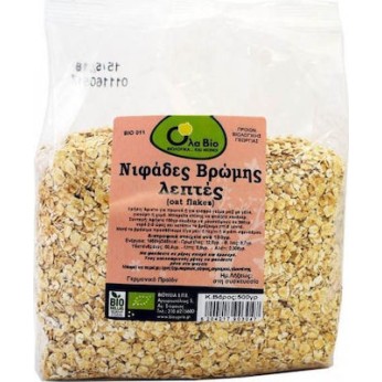 Όλα Bio Νιφάδες Βρώμης Λεπτές 500gr