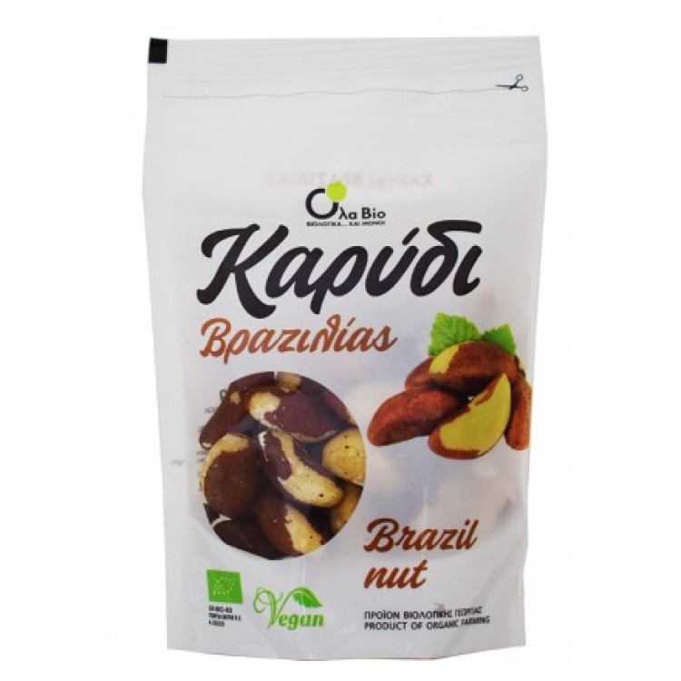 Όλα Bio Φυστίκια Βραζιλίας XL 100gr Ξηροί Καρποί & Φρούτα