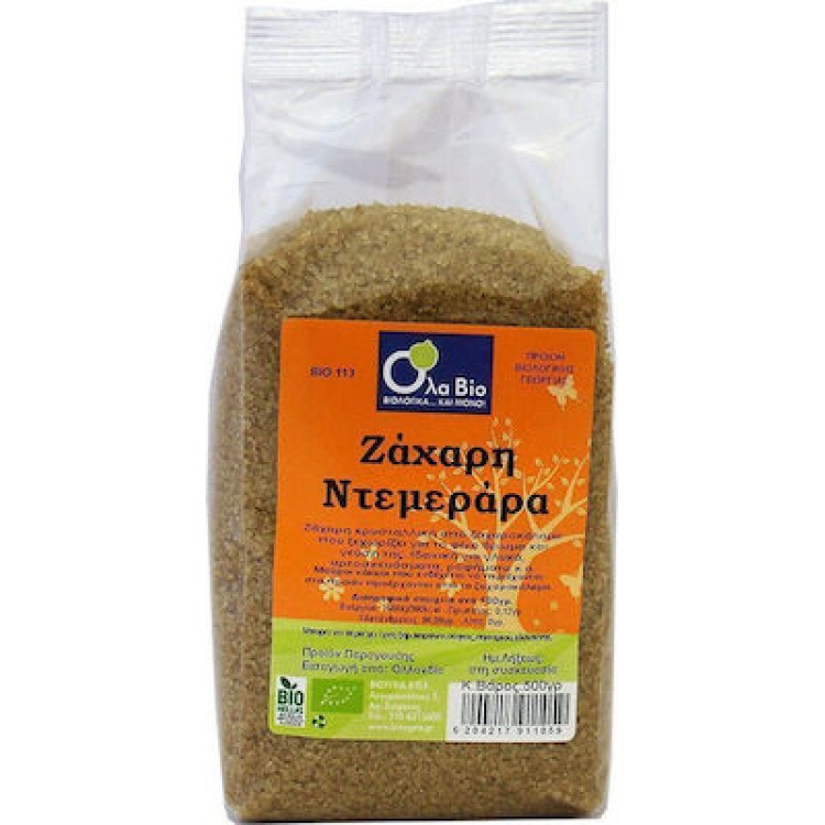 Όλα Bio Ζάχαρη Demerara 500gr Ζάχαρη & Γλυκαντικά